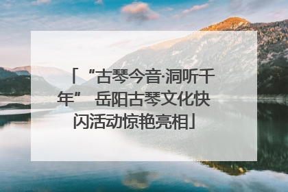 “古琴今音·洞听千年” 岳阳古琴文化快闪活动惊艳亮相