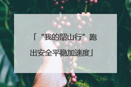 “我的韶山行”跑出安全平稳加速度