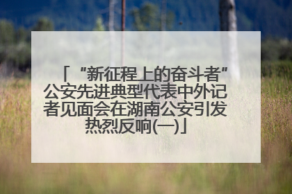 “新征程上的奋斗者”公安先进典型代表中外记者见面会在湖南公安引发热烈反响(一)