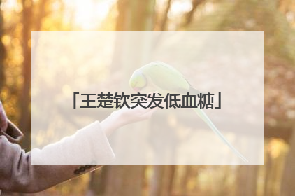 王楚钦突发低血糖
