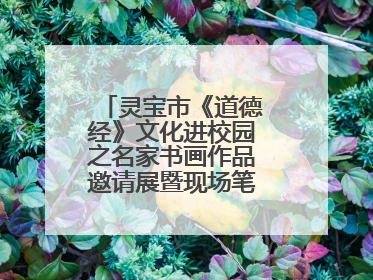 灵宝市《道德经》文化进校园之名家书画作品邀请展暨现场笔会活动举行