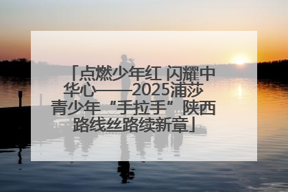 点燃少年红 闪耀中华心——2025浦莎青少年“手拉手”陕西路线丝路续新章