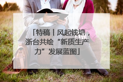 特稿丨风起钱塘，浙台共绘“新质生产力”发展蓝图