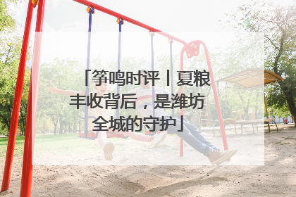 筝鸣时评丨夏粮丰收背后，是潍坊全城的守护