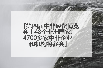 第四届中非经贸博览会丨48个非洲国家、4700多家中非企业和机构将参会