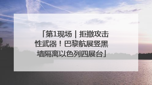 第1现场｜拒撤攻击性武器！巴黎航展竖黑墙隔离以色列四展台