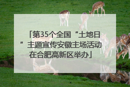 第35个全国“土地日”主题宣传安徽主场活动在合肥高新区举办