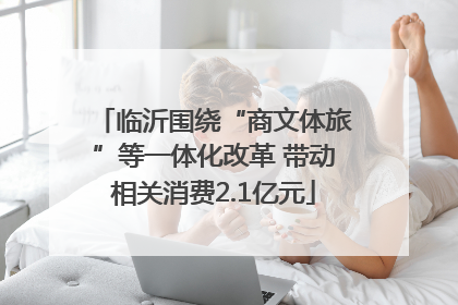 临沂围绕“商文体旅”等一体化改革 带动相关消费2.1亿元