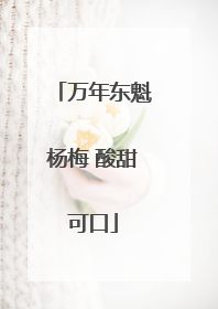 万年东魁杨梅 酸甜可口