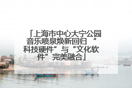 上海市中心大宁公园音乐喷泉焕新回归 “科技硬件”与“文化软件”完美融合