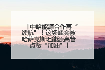 中哈能源合作再“续航”！这场峰会被哈萨克斯坦能源高管点赞“加油”