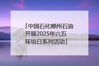 中国石化郴州石油开展2025年六五环境日系列活动