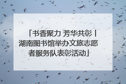 书香聚力 芳华共彰丨湖南图书馆举办文旅志愿者服务队表彰活动