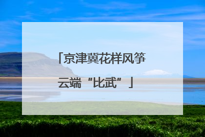 京津冀花样风筝云端“比武”