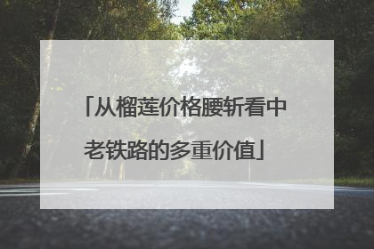 从榴莲价格腰斩看中老铁路的多重价值