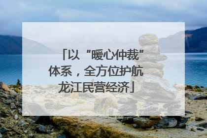 以“暖心仲裁”体系，全方位护航龙江民营经济