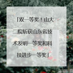 双一等奖！山大二院斩获山东省技术发明一等奖和科技进步一等奖