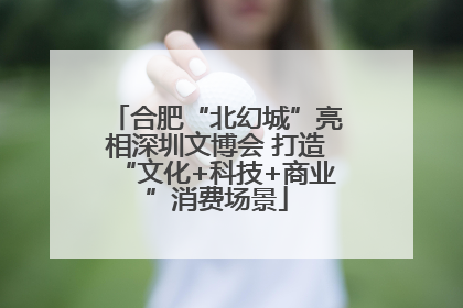 合肥“北幻城”亮相深圳文博会 打造“文化+科技+商业”消费场景