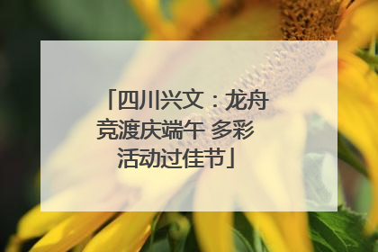 四川兴文：龙舟竞渡庆端午 多彩活动过佳节