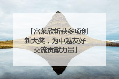 富莱欣斩获多项创新大奖，为中越友好交流贡献力量