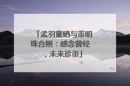 孟羽童晒与董明珠合照：感念曾经，未来珍重