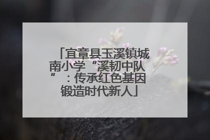 宜章县玉溪镇城南小学“溪韧中队”：传承红色基因 锻造时代新人