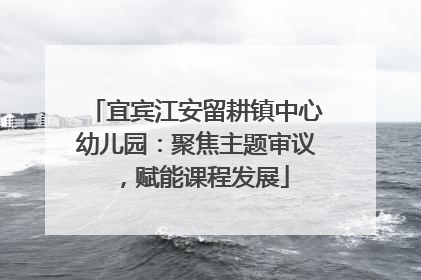 宜宾江安留耕镇中心幼儿园：聚焦主题审议，赋能课程发展
