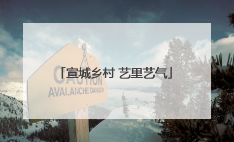 宣城乡村 艺里艺气