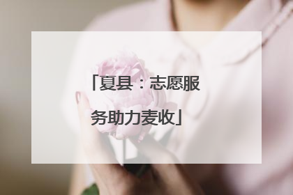 夏县：志愿服务助力麦收