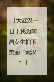大武汉一日︱我为南昌女生拍下美丽“武汉”