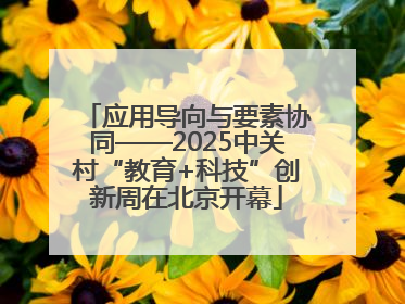 应用导向与要素协同——2025中关村“教育+科技”创新周在北京开幕