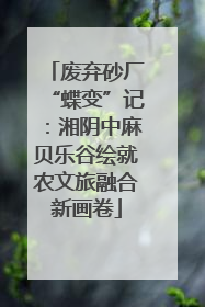 废弃砂厂“蝶变”记：湘阴中麻贝乐谷绘就农文旅融合新画卷