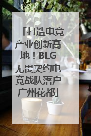 打造电竞产业创新高地！BLG无畏契约电竞战队落户广州花都