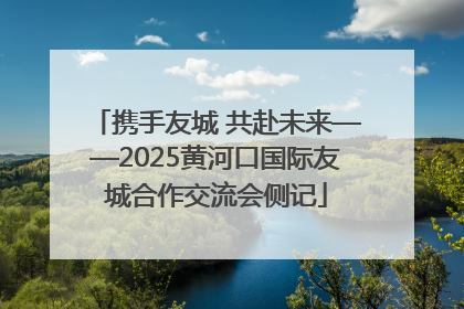 携手友城 共赴未来——2025黄河口国际友城合作交流会侧记