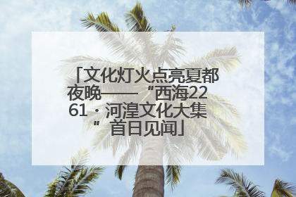 文化灯火点亮夏都夜晚——“西海2261・河湟文化大集”首日见闻