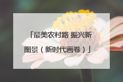 最美农村路 振兴新图景（新时代画卷）