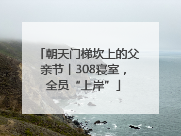 朝天门梯坎上的父亲节丨308寝室，全员“上岸”