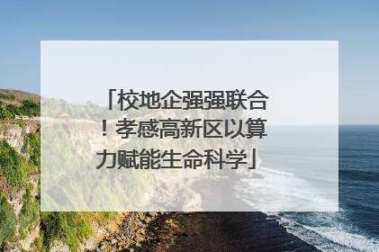 校地企强强联合！孝感高新区以算力赋能生命科学