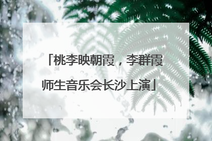 桃李映朝霞，李群霞师生音乐会长沙上演