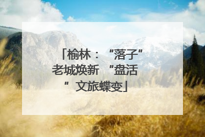 榆林：“落子”老城焕新 “盘活”文旅蝶变