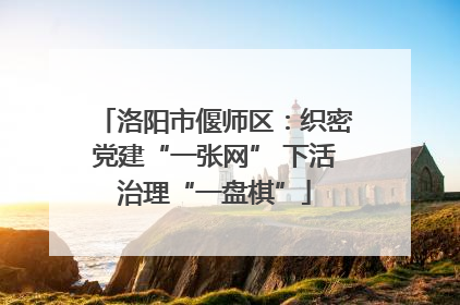 洛阳市偃师区：织密党建“一张网” 下活治理“一盘棋”