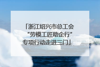 浙江绍兴市总工会“劳模工匠助企行”专项行动走进三门