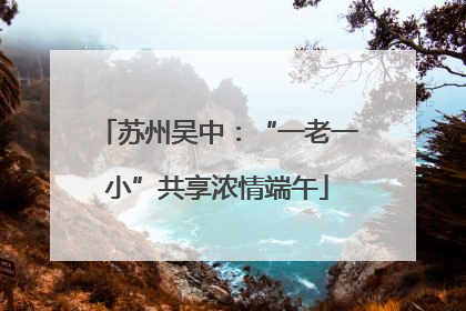 苏州吴中：“一老一小”共享浓情端午