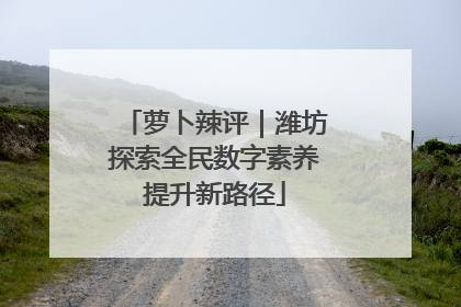 萝卜辣评｜潍坊探索全民数字素养提升新路径