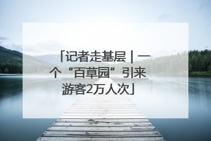 记者走基层｜一个“百草园”引来游客2万人次