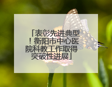 表彰先进典型！衡阳市中心医院科教工作取得突破性进展