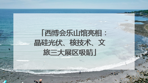 西博会乐山馆亮相：晶硅光伏、核技术、文旅三大展区吸睛
