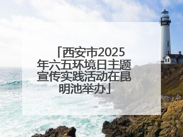 西安市2025年六五环境日主题宣传实践活动在昆明池举办