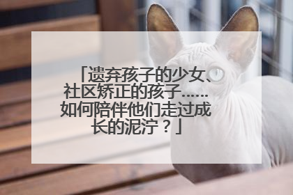 遗弃孩子的少女、社区矫正的孩子……如何陪伴他们走过成长的泥泞？