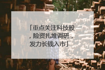 重点关注科技股，险资扎堆调研，发力长钱入市